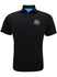 2026 Daytona 500 Horn Legend Star Print Polo in Black - Front View