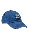 2026 Daytona 500 Weathered Clean Up Hat In Blue - Angled Right Side View
