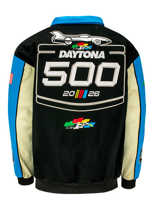 2026 Daytona 500 Twill Jacket - Back View