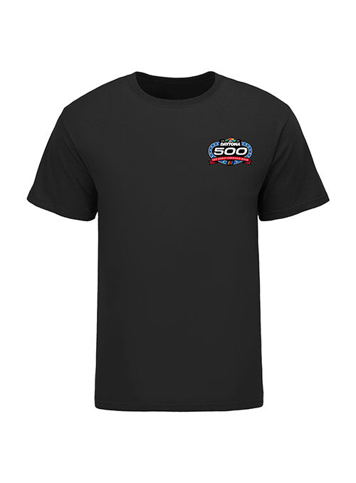 2024 Daytona 500 T-Shirt in Black - Front View