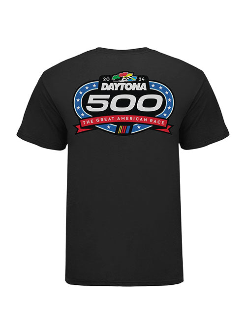 2024 Daytona 500 T-Shirt in Black - Back View