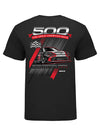 2024 Daytona 500 Ghost Car T-Shirt in Black - Back View