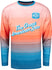 2026 Daytona 500 Sublimated Long Sleeve Shirt in orange and Blue - Front View