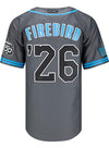 2026 Daytona 500 Baseball Jersey in Grey - Back View