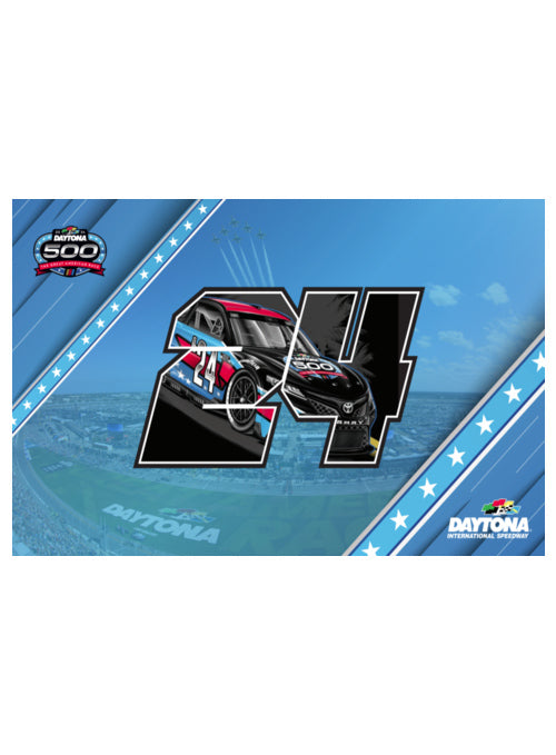 2024 Daytona 500 3x5 2-Sided Flag
