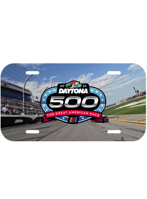 2024 Daytona 500 License Plate - Front View