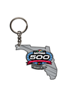 2024 Daytona 500 Hanging State Outline Keychain