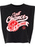 2026 Ladies Coke Race Bottlecap Tee in Black - Front View