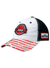 2023 Coke Zero 400 Americana Hat in Red, White and Blue - Angled Left Side View