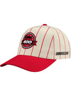 Coke 400 Pinstripe Hat in White - Front left View