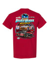 2023 Coke Zero 400 Double Header T-Shirt in Red - Back View