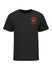 2023 Coke Zero 400 Ghost Car T-Shirt in Black - Front View