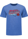 2026 Daytona Coke Zero Sugar 400 T-Shirt In Blue - Front View