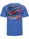 2026 Daytona Coke Zero Sugar 400 T-Shirt In Blue - Back View