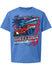 Youth 2026 Daytona Coke Zero Sugar 400 T-Shirt In Blue - Front View