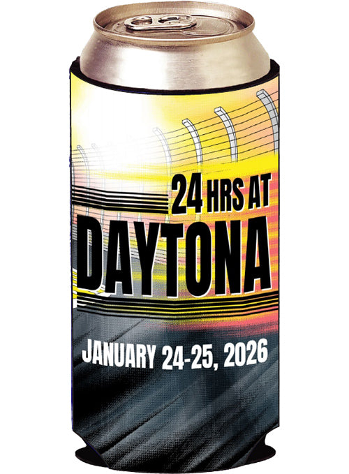 2026 Rolex 24 Hours at Daytona Golden Hour 16 Oz. Can Cooler In Yellow & Black - Side View 1