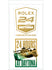 2026 Rolex 24 Hours at Daytona Golden Hour 2-Pack Decals In Gold & Green - Front View