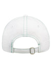 Ladies Rolex 24 Slouch Hat in White - Back View