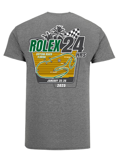 2025 Rolex 24 Track Outline T-Shirt | Pit Shop Official Gear