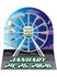 2026 Rolex 24 Hours at Daytona Spinning Ferris Wheel Magnet In Multi-Color - Front View