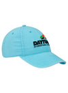 Ladies Daytona Garment Washed Hat in Blue - Angled Right Side View