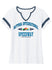2026 Ladies Daytona International Speedway Collegiate T-Shirt In White - Front View