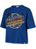 Ladies Daytona International Speedway Track  T-Shirt by '47 Brand in Blue - Front View