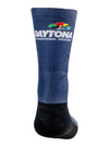 Daytona International Speedway Flow Socks in Blue - Back View