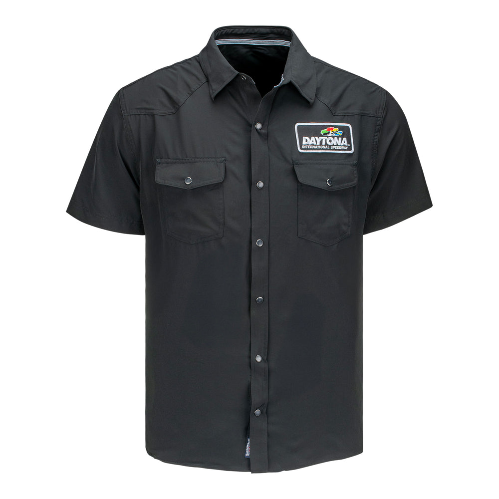 Daytona International Speedway Flag & Anthem Performance Western Shirt