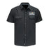 Daytona International Speedway Flag & Anthem Performance Western Shirt in Black - Front View
