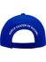 Daytona Shark Tooth Hat in Blue and White - Back View
