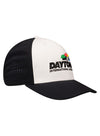 Daytona Gamechanger Hat in Black and White - Angled Right Side View