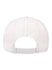 Daytona Applique Hat in White - Back View
