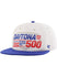 Daytona 500 Fieldstone Captain Hat In White, Blue & Red - Front View