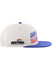 Daytona 500 Fieldstone Captain Hat In White, Blue & Red - Right Side View