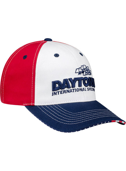 Daytona International Speedway Americana Trucker Hat - Angled Right Side View