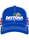 Daytona International Speedway Striped Trucker Meshback Hat