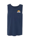 Daytona Comfort Colors Tank Top in Blue - Front View