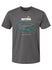 Daytona Track Outline T-Shirt in Grey - Front View