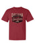 Daytona Comfort Grandstands T-Shirt in Red - Front View