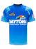 Daytona Sublimated Fire Suit T-Shirt in Blue - Front View