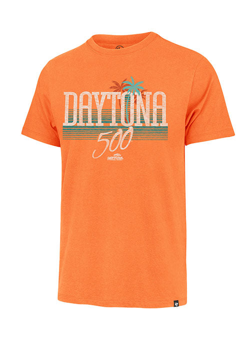 47 Brand Daytona 500 Orange T-Shirt in Orange - Front View