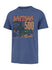 47 Brand Daytona 500 Gator T-Shirt in Blue - Front View