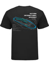 Daytona International Speedway Track Outline T-Shirt - Back View