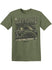 Daytona International Speedway Americana T-Shirt In Green - Front View