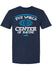Daytona International Speedway World Center Racing T-Shirt In Blue - Front View