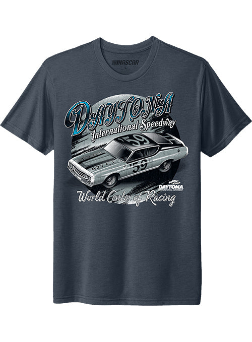 Daytona International Speedway Retro Car Tri-Blend T-Shirt