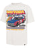 Daytona International Speedway Retro Car T-Shirt by '47 Brand in White - Front View