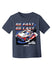 2026 Toddler Daytona International Speedway "Be Fast or Be Last" T-Shirt In Blue - Front View