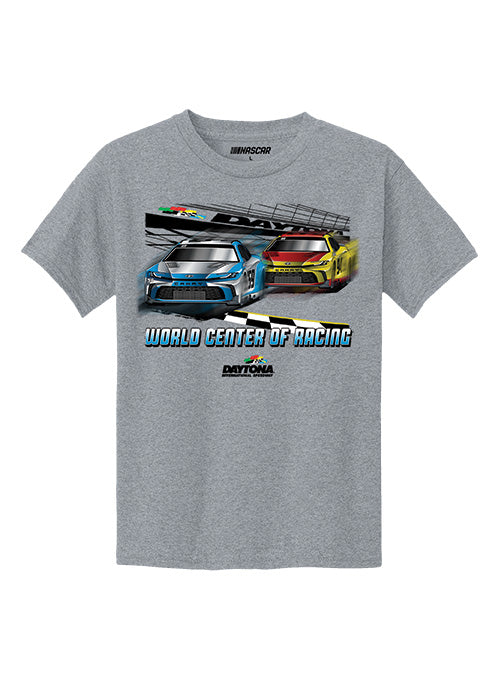Youth Daytona International Speedway Blurred Cars T-Shirt